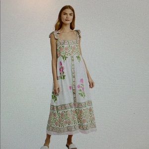 Juliet Dunn Tie Shoulder Dress